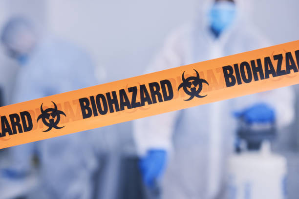 Professional Drug Lab Cleanup technician working in Bayonne, NJ